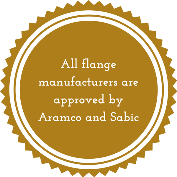 Flnages approved by Aramco and Sabic