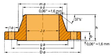 welding neck flanges